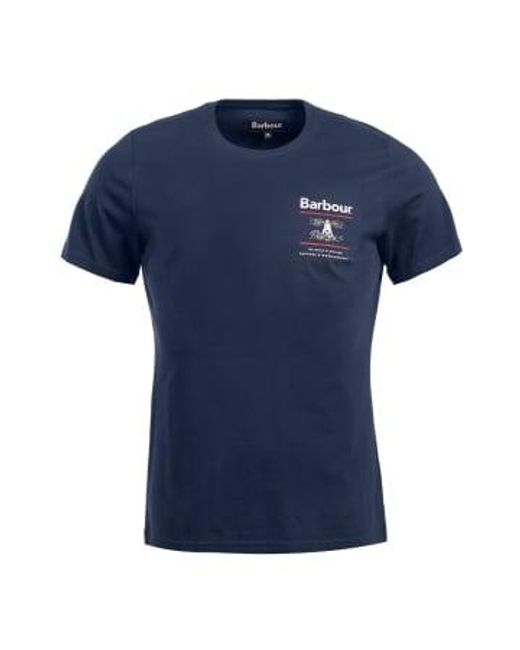 T-shirt reed Barbour pour homme en coloris Blue