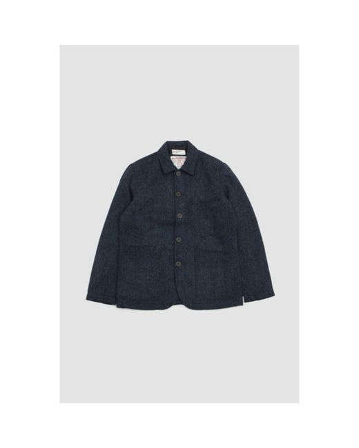 Universal works harris clearance tweed bakers chore jacket