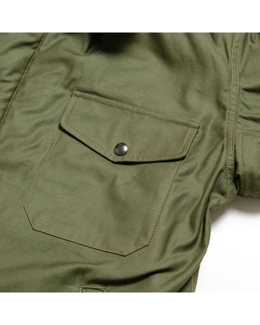Buzz Rickson's A-2 Deck Jacket in Green for Men | Lyst