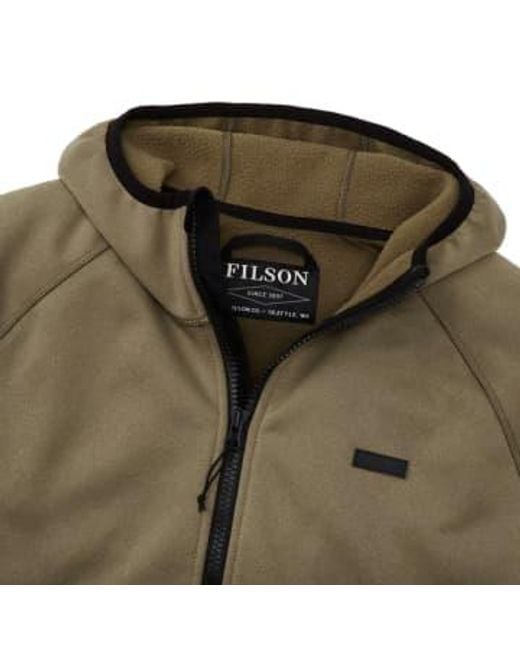 Filson Green Field Granite Spire Fleece Pullover for men