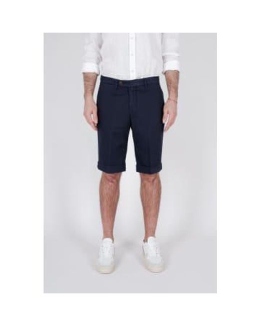 Cotton Chino Shorts di Briglia 1949 in Blue da Uomo