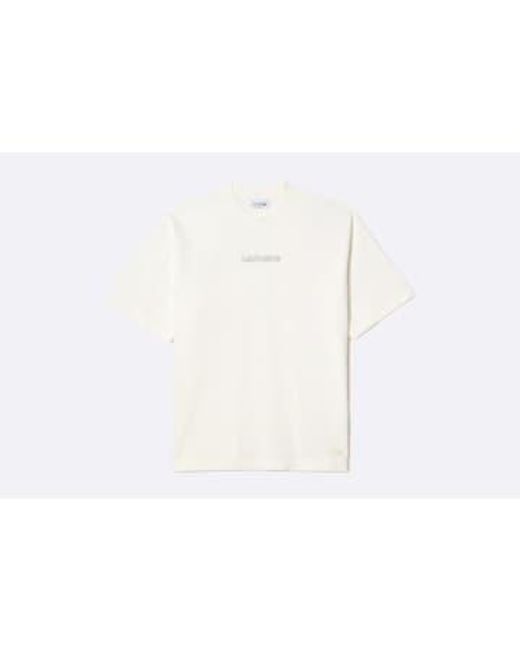 Lacoste White Loose Fit M / for men