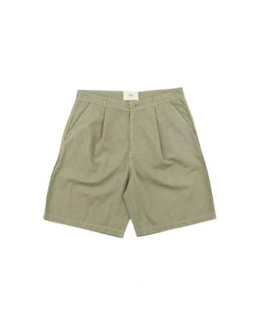 Folk Green Wide Fit Shorts for men