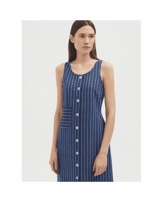 Nice Things Blue Striped Dress From