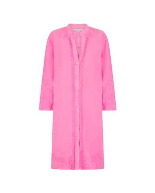 Pranella Ula Pink Shirt Size Medium