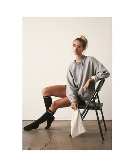All Star Solid Pullover In Heather di Free People in Gray
