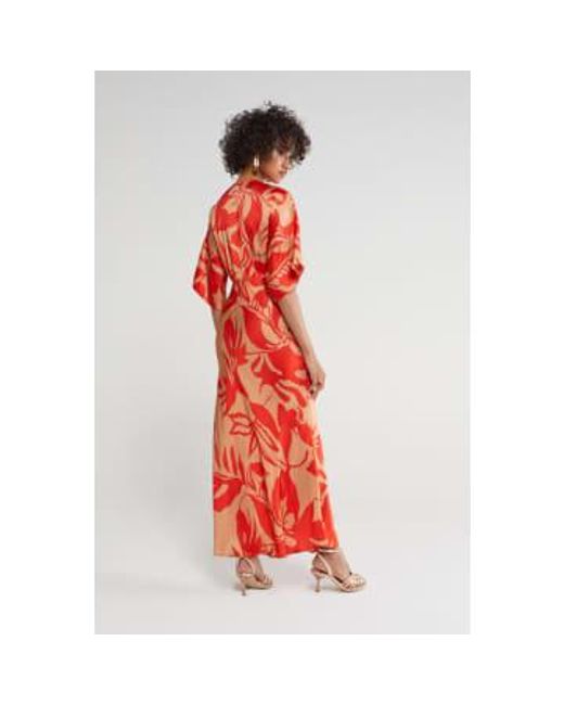 Ottodame Oriental Dress And Beige di Ottod'Ame in Red