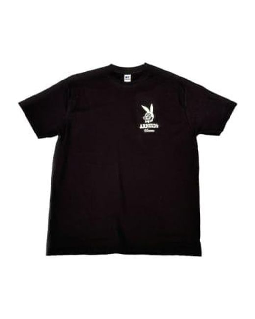 Camiseta conejito negro ARNOLD's de hombre de color Black
