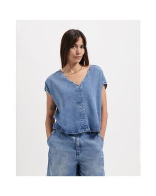 Kuyichi Blue Emily Beaumont Tank Top