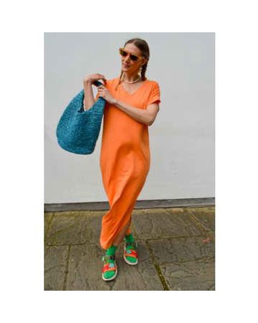Djana Dress di Maison Anje in Orange