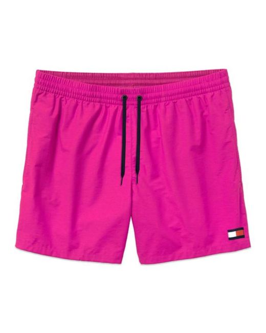 Https://www.trouva.com/it/products/tommy-hilfiger-drawstring-swim-shorts- fuchsia-purpleTommy Hilfiger in Materiale sintetico da Uomo | Lyst