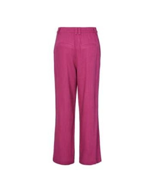 Y.A.S Pink | Isma Hw Pants Raspberry S