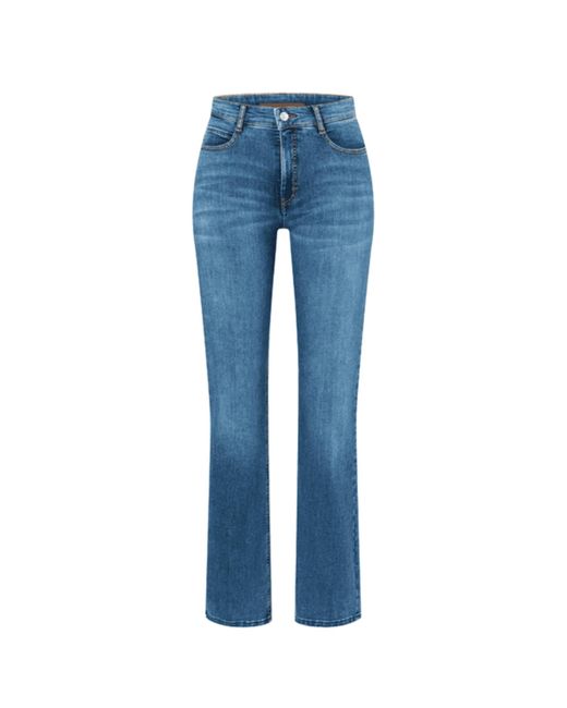 Mac Jeans Blue Dream Boot Fringe Authentic Jeans 5221 0387l D516