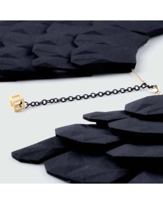 RADIAN jewellery Black Nefertiti Collar Necklace