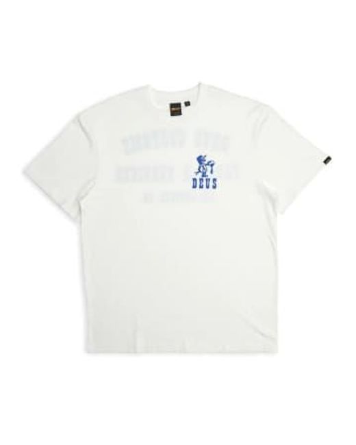 Deus Ex Machina White Old Town Short-sleeved T-shirt for men