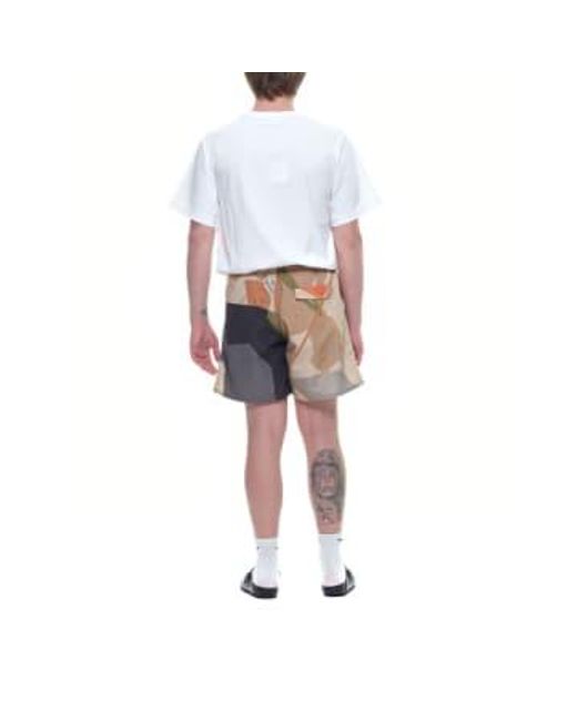 Paura Gray Shorts By Airam Bermuda Sand Camo M / Colore for men