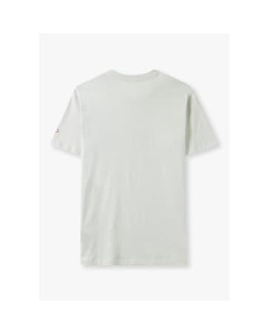 Replay White S Ride Hard Graphic T-shirt for men