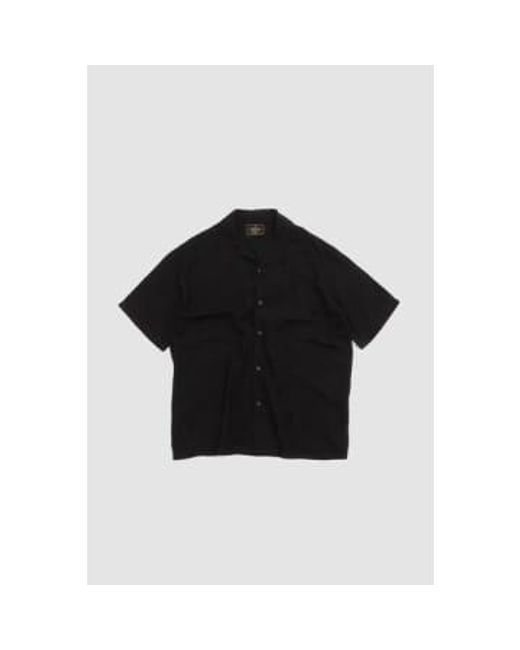 Portuguese Flannel Modal punkte hemd schwarz in Black für Herren