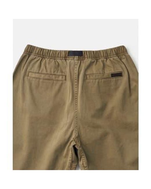 Gramicci Green G-shorts Pigment Dye for men