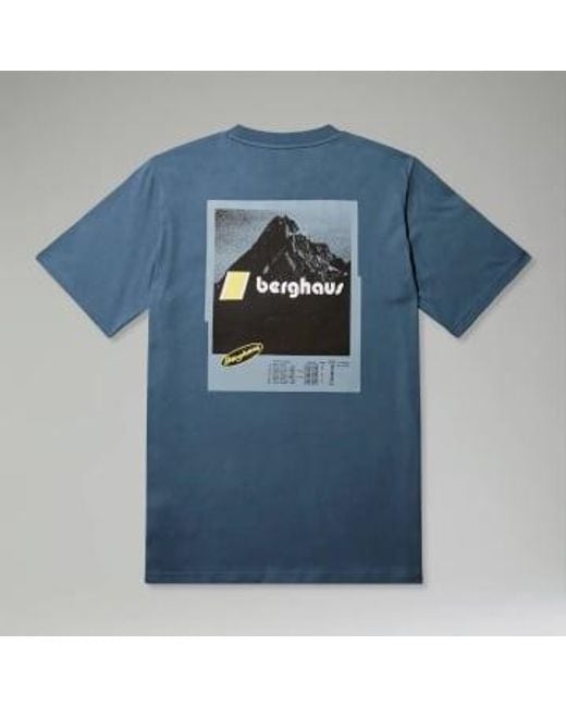 Mens grimpant record à manches courtes T-shirt Berghaus pour homme en coloris Blue