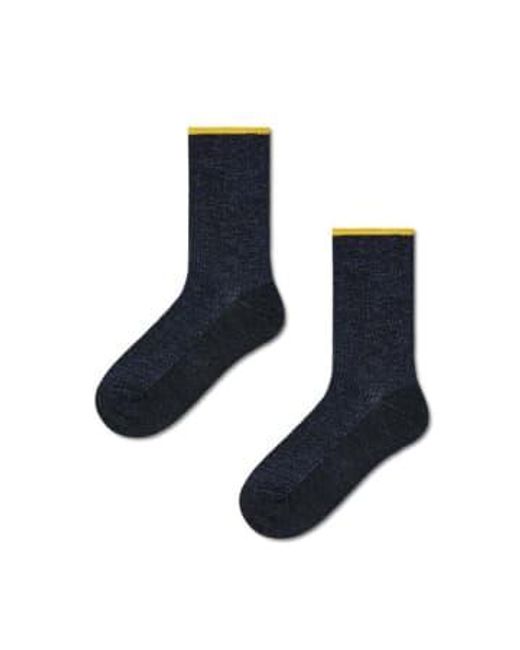 Chaussettes d'équipage la marine la mariona Happy Socks en coloris Blue