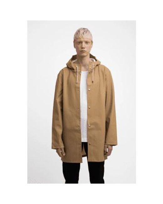 Stutterheim Natural Stockholm Raincoat Sand Xs for men