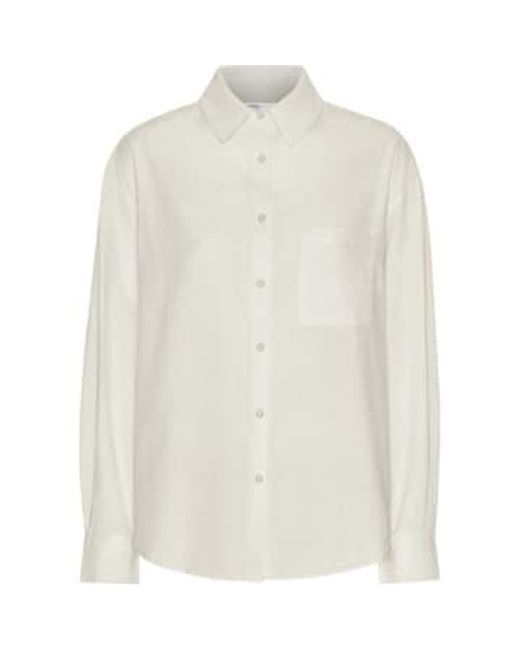 COLORFUL STANDARD White Ivory Organic Oversized Shirt M for men
