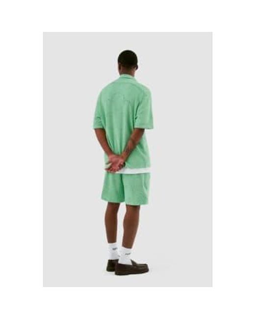 Arte' Green Stan Croche Shirt S / Vert for men