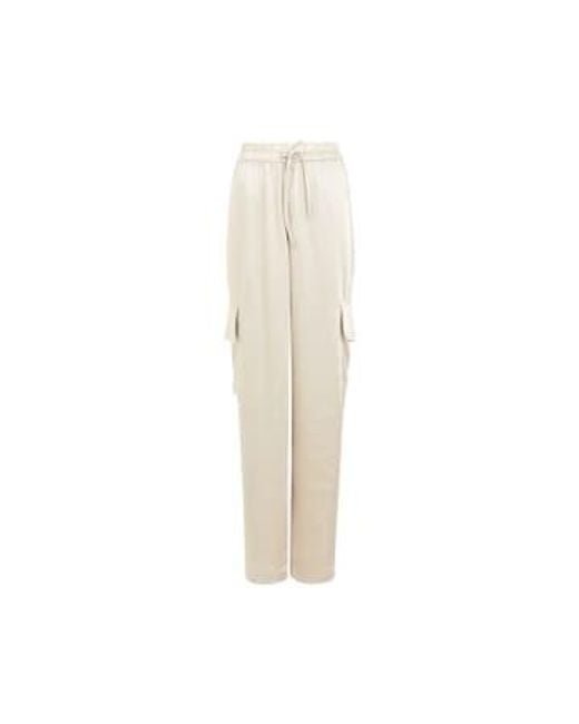 French Connection White Chloetta Cargo Trouser