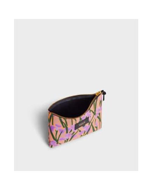 Wouf Pink Iris Pouch Recycled Fabrics