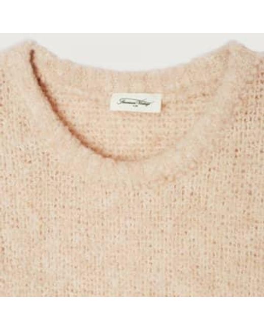 American Vintage Natural Zolly Sweater Light Beige M/l