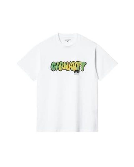 T Shirt For Man I033160 Drip T Shirt di Carhartt in White da Uomo