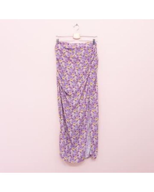 Sophie and Lucie Purple Provenzal Skirt Viscose