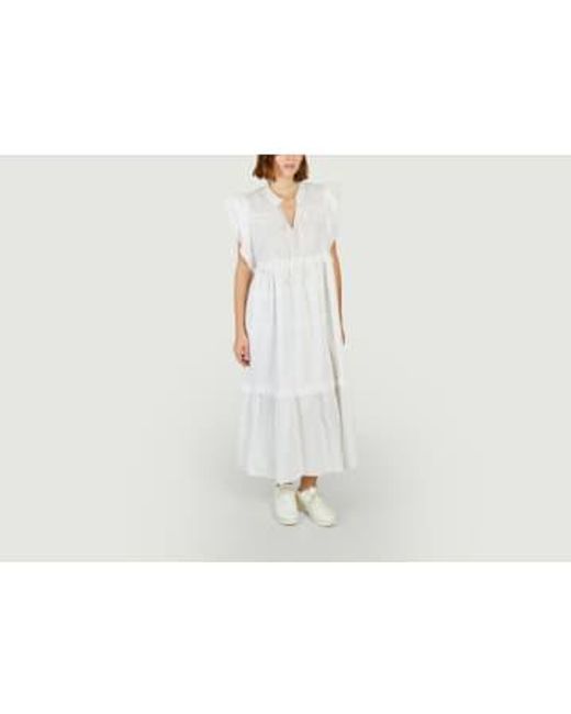Skall Studio White Clover Organic Cotton Maxi Dress 34