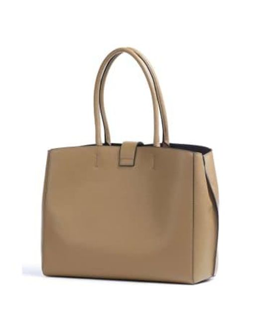 Coccinelle Natural Alba Taupe Bag.