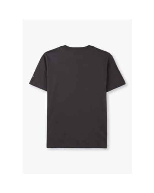 Replay Herrenklassiker mops-print-t-shirt in fast schwarz in Black für Herren
