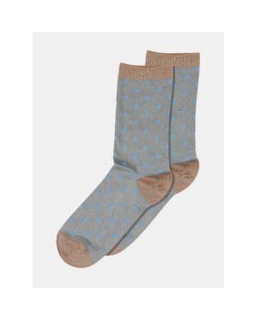 mp Denmark Gray Ankle Socks Skyride 37-39