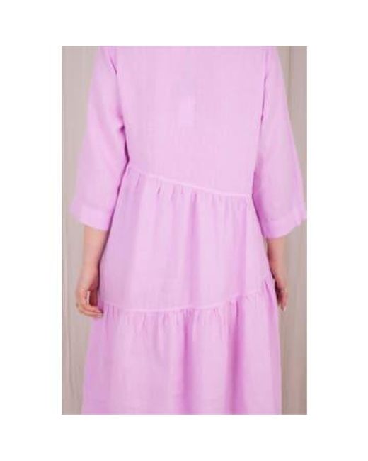 Robe chemise à plusieurs niveaux ROSSO35 en coloris Pink