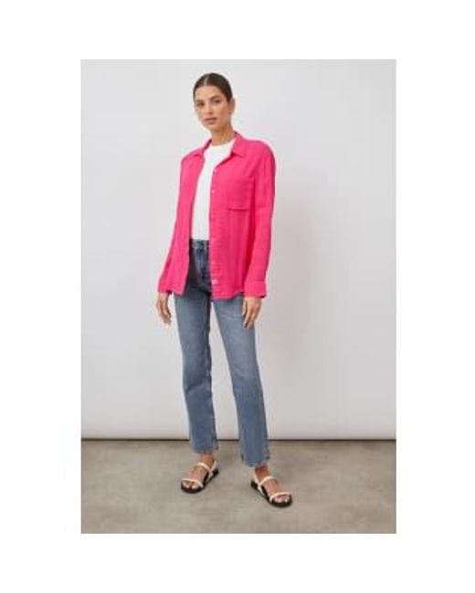 Camisa ellis Rails de color Pink