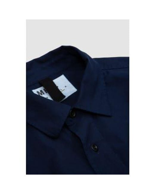 Margaret Howell Blue Overall Shirt Plainweave Xs for men