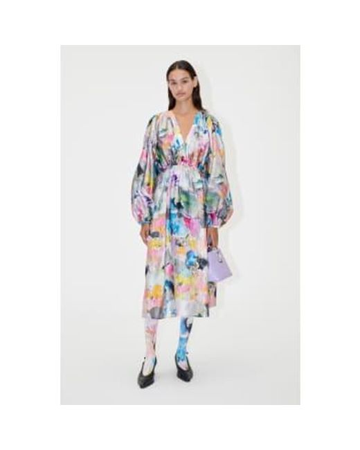 Liquified Orchid Veroma Womens Dress di Stine Goya in Blue