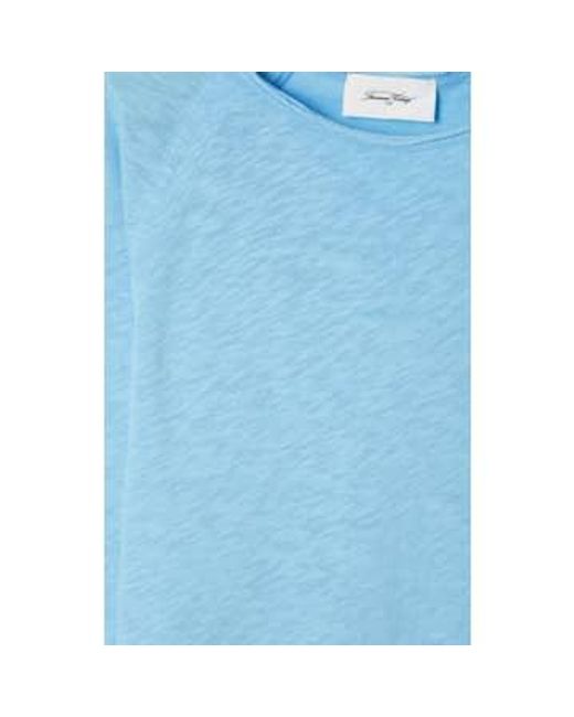 T-shirt à manches longues surgelées surgelées vintage American Vintage en coloris Blue