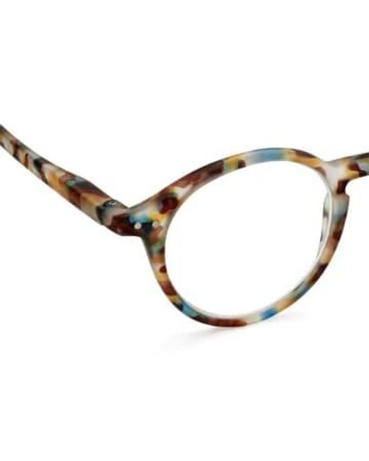 Izipizi Metallic #d Iconic Reading Glasses Tortoise +1