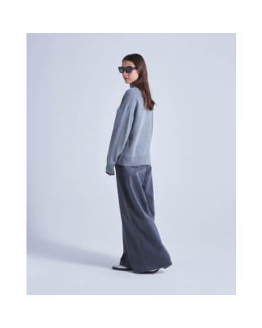ABSOLUT CASHMERE Gray Jackie Sweater