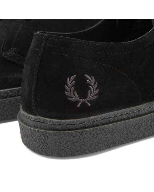 Fred Perry Linden Suede B4360 Black for Men | Lyst