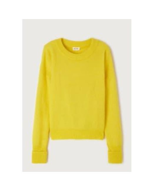 American Vintage Yellow Vitow Jumper Spark Xs/s