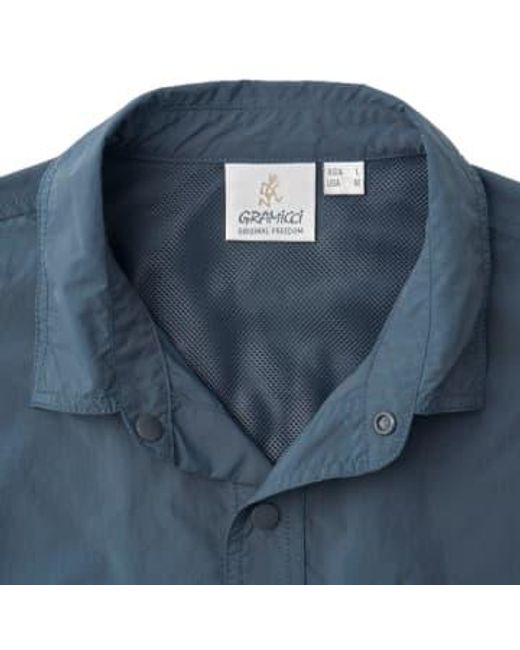 Gramicci Blue Stance Shirt Medium for men