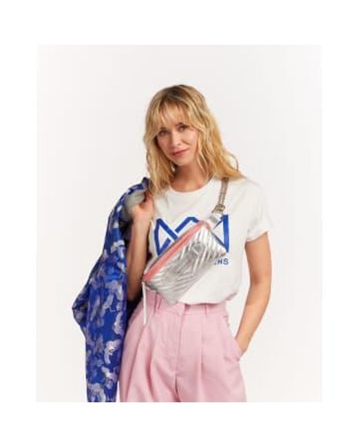 Coachella Belt Bag Quilted di Marie Martens in Pink