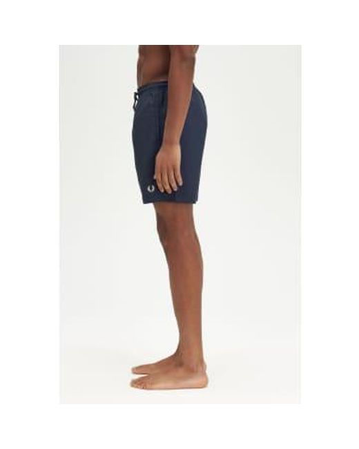 Fred Perry Blue Classic Swimshorts Medium for men