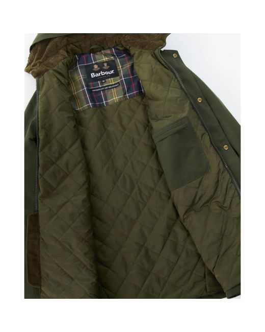 Barbour Ashby Waterproof Sage Winter Jacket in Green for Men | Lyst